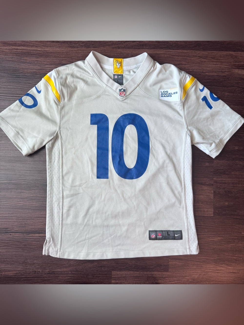 Los Angeles Rams Cooper Kupp #10 Nike On Field YOUTH Jersey Large NFL Football